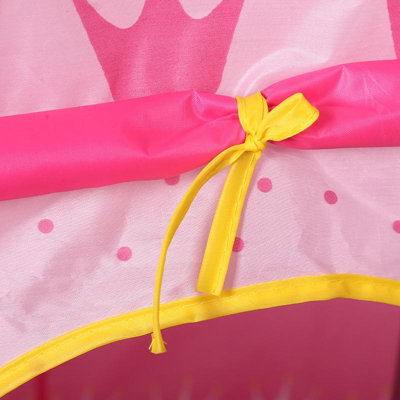 Tragbare Faltzelte für Babys und Kleinkinder, Schloss, Kinder, Rosa, Blau, Spielhaus, Camping-Spielzeug, Geburtstag, Weihnachten, Outdoor-Geschenke, Zimmerdekoration