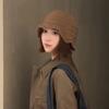 Women S Simple Solid Color Knitted Bucket Hat Accessory
