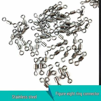 Figure Eight Rings Swivels Fishing Tackle Connectors
