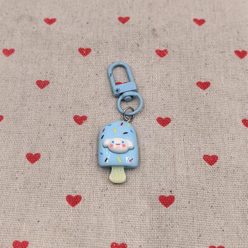 Cute Cartoon Ice Cream Keychain Pendant: Funny Bag Accessory & Gift for Students and Couples
