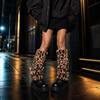 Fell Lolita Stiefelüberzug Y2K Lange Socken Harajuku Stil Warmer Kniewärmer Damen
