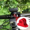 Uchwyt Metalowy Komputera Rowerowego Adapter do Kamery Mocowanie dla Gopro (Czerwony)