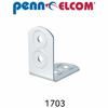 Penn Elcom Стальной Угловой Защититель с 4 Отверстиями для Флайт-Кейса, Противоударный Фурнитурный Аксессуар 1703
