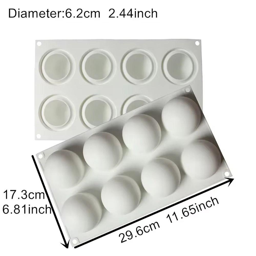 1Pcs DIY 3D Sphere Silicone Mold Kitchen Bakeware Accessories  French Dessert Chocolate Truffle