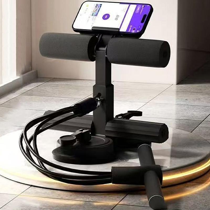 

Многофункциональное оборудование для пресса с двойной присоской, поддержкой лодыжек, регулируемым упором для планки, фитнес-тренажер для домашнего спортзала black