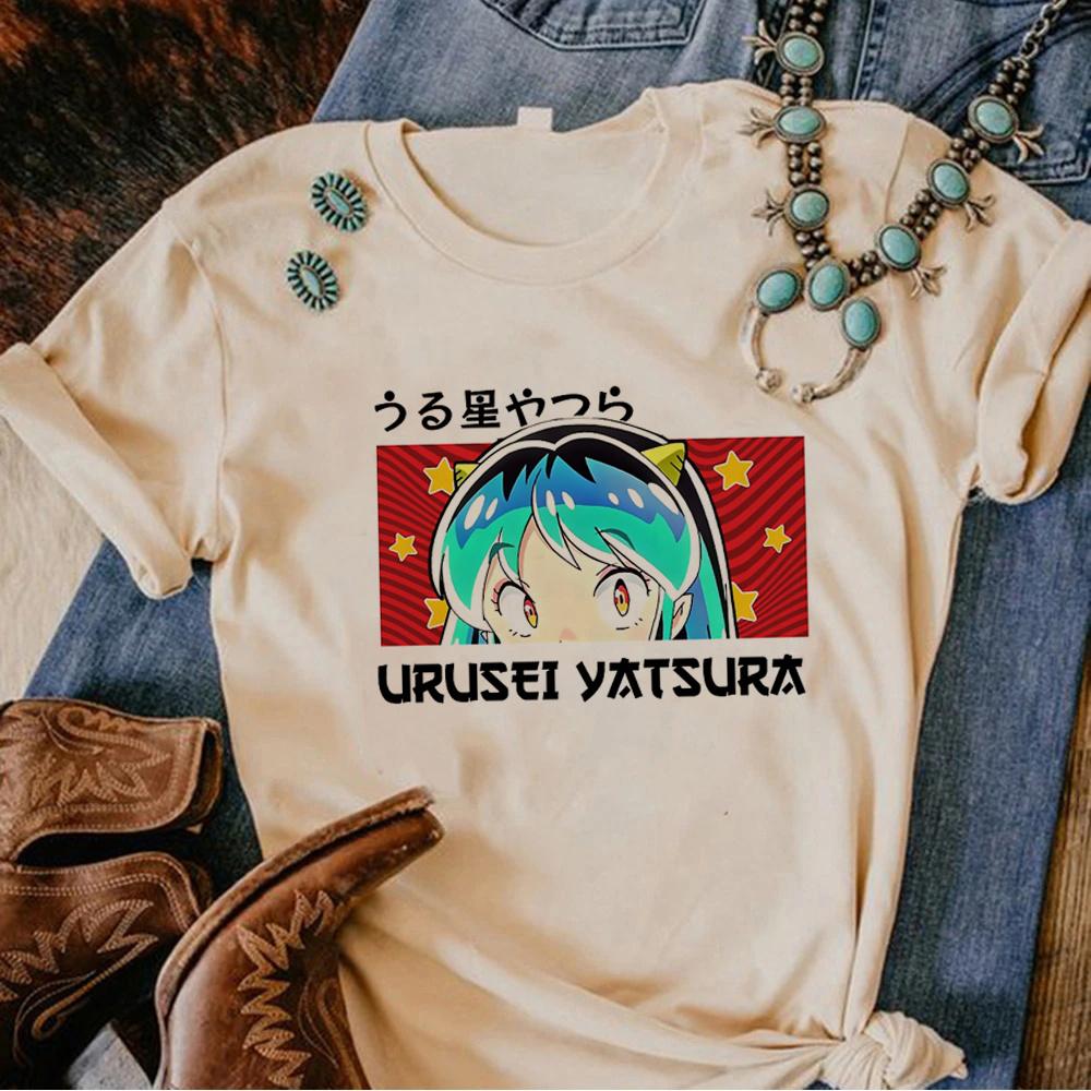 Urusei Yatsura Tee women graphic harajuku designer tshirt girl anime Japanese streetwear clothes