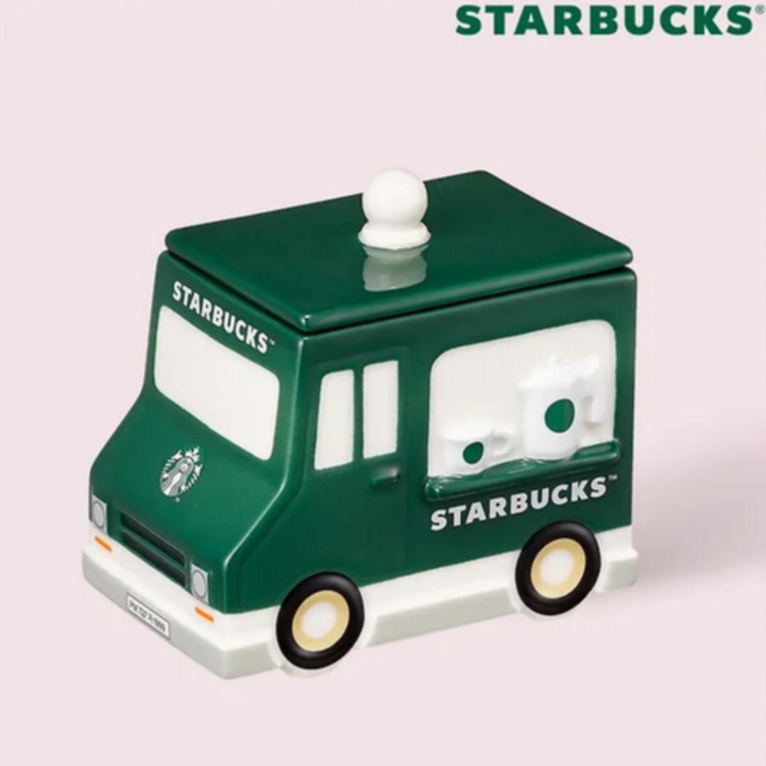 

Storage for small items, snacks, or decor piece STARBUCKS Truck Ceramic Container 355ml – Unique and Stylish Gift Idea