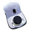 Solar Powered Cooling Hat Adjustable USB Rechargeable Fan Breathable Fabric For Outdoor Hiking Beach