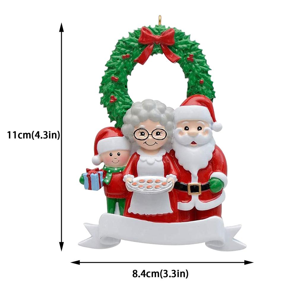 Personalizované rodinné vánoční ozdoby na vánoční stromeček Rodinné vánoční sváteční dekorace 2021