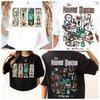 2sided Retro Nightmare Before Christmas Haunted Unisexsion Map Stretching Room Shirt Hitchhiking Ghosts Halloween Shirt