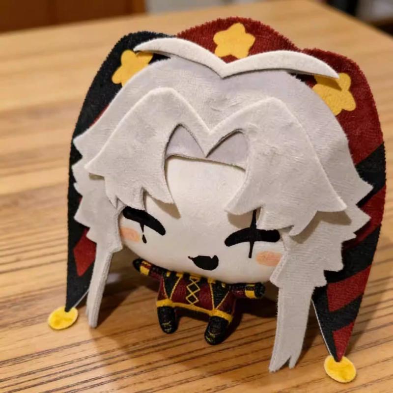 New 10cm Freak Circus Clown Plush Doll Pendant Game Peripheral Characters Clown Pierrot Small J Plush Doll Fan Collection Gift