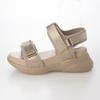 EVOL Ultra Lightweight Platform Sports Sandals with Gold Buckle Accents and Soft Cushioning