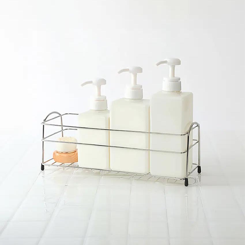 Stainless Steel Bathroom Accessory Organizer (31.5x11.5x11cm) Silver