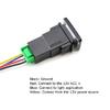 Factory Style 4-Pole 12V Push Button Switch w/LED Indicator Light For ISUZU MU-X