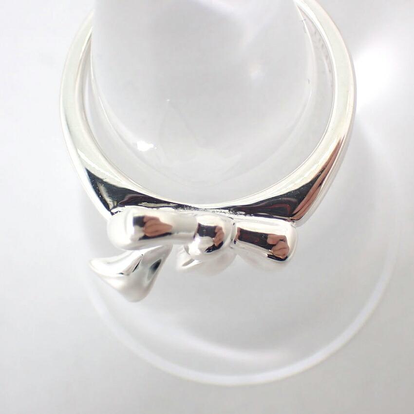 [Pre-owned] TIFFANY / Tiffany / 925 / Ribbon / Ring / Size 10 / J89-7