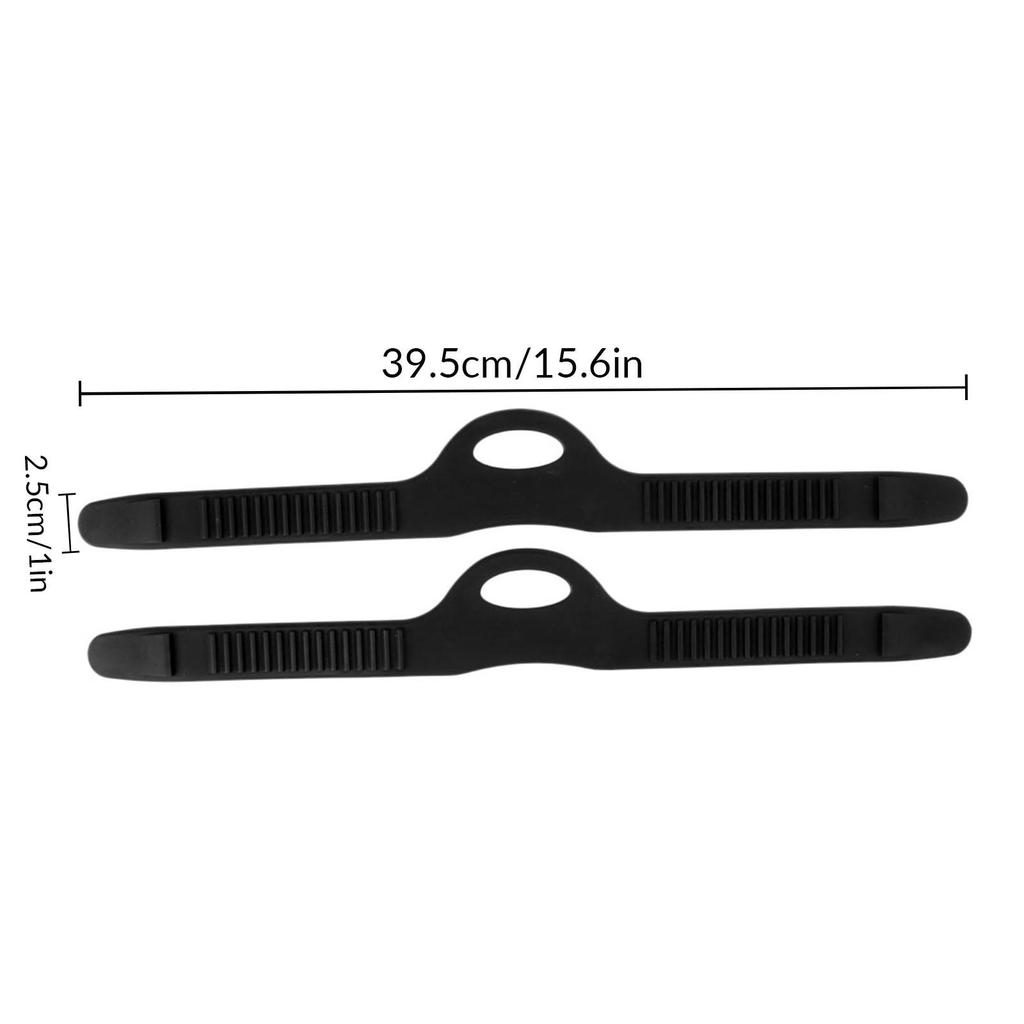 1 Pair Rubber Replacement Universal Fin Strap for Underwater