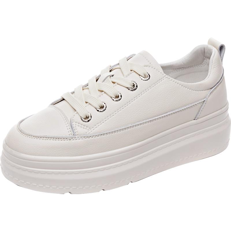 ZHR Women s G321 Platform Leather Casual Shoes 35