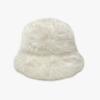 White Plush Hat for Women In Winter Korean Style Showing Small Thickened Warm Fisherman Hat Japanese Big Head Circumference Cold Hat Trendy