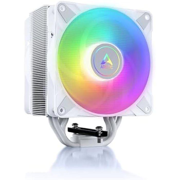 ARCTIC Freezer 36 A-RGB - Refroidisseur CPU monotour avec push-pull, deux ventilateurs P 120 mm à pression optimisée et éclairage
