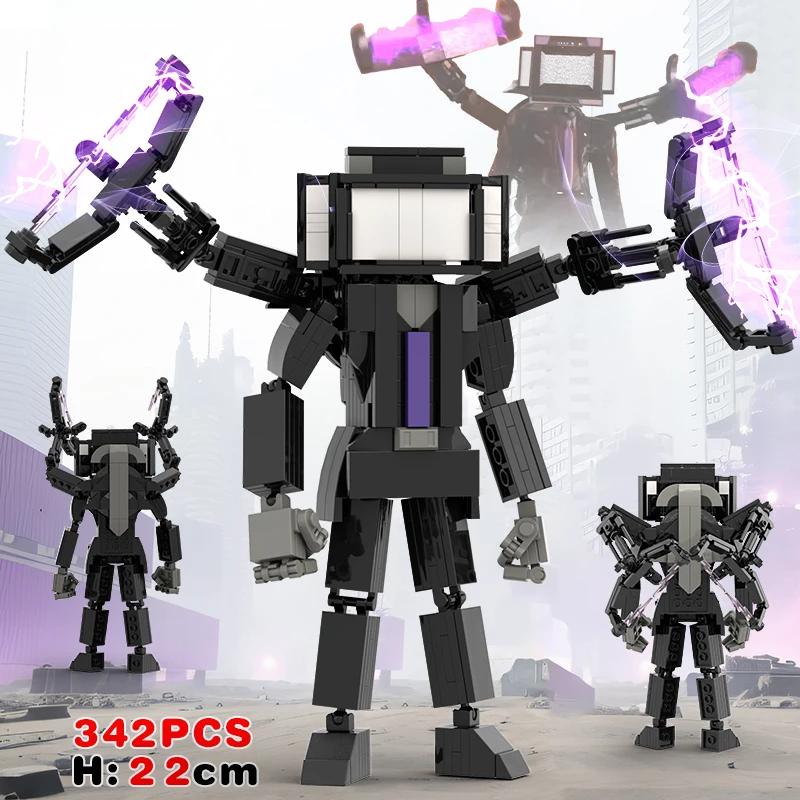 Vânzare de lichidare Toalete Skibidii Blocuri de construit Jucării Titan Clock King TV Man Figurine Cărămizi pentru Copil Idei de Paște Cadou Vânzare en-gros