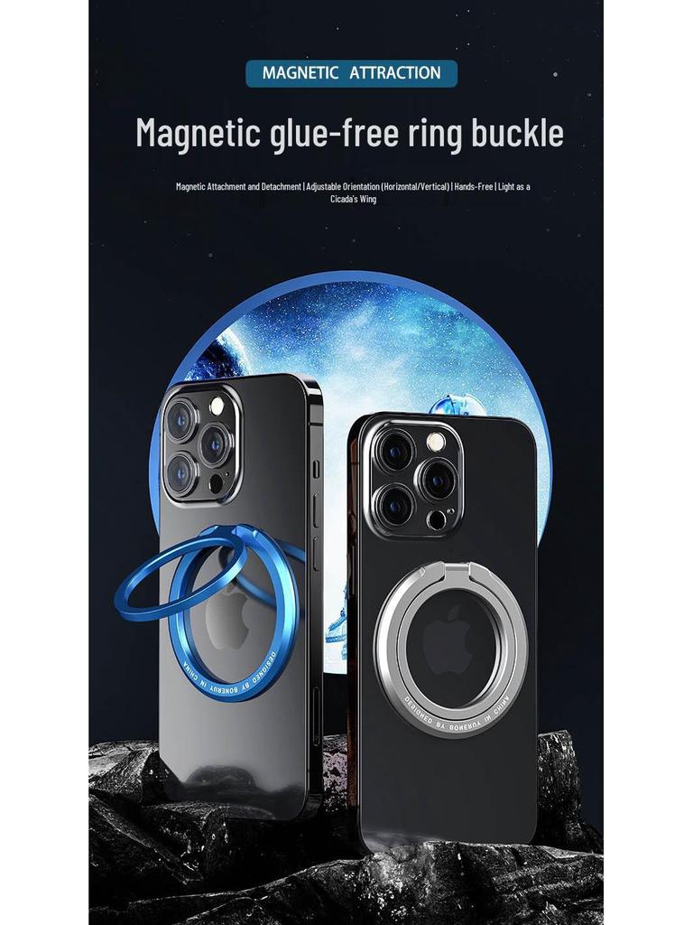 Ultra-Thin Magnetic Zinc Alloy Phone Ring Holder