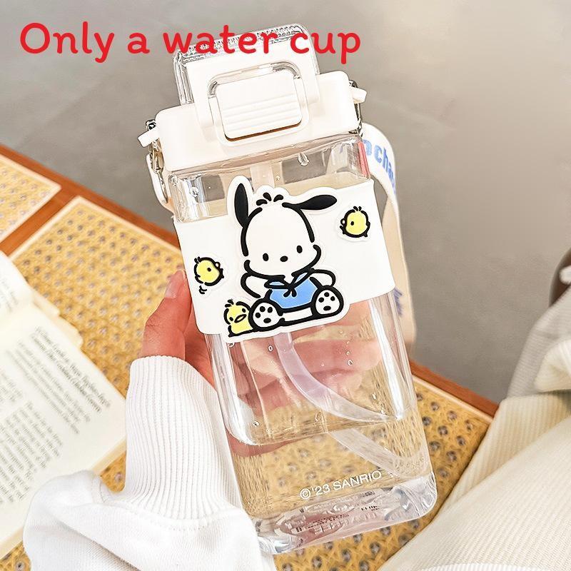 

Kuromi Water Cup With Straw For Kids And Students Ecofriendly Plastic Drinkware