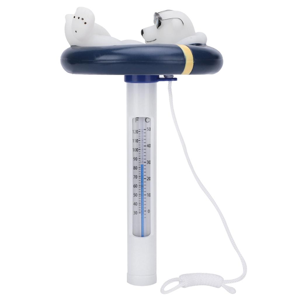 Plovoucí teploměr Kreslený medvěd Styling Měřič teploty vody pro Plavecké bazény Horké vany Rybníček