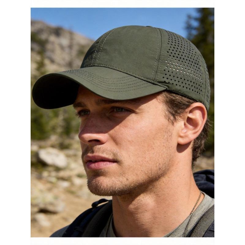 Schnelltrocknende Atmungsaktive Wanderkappen Leichte Baseballkappe Unisex Sonnenhut für Männer & Frauen Outdoor-Sport & Freizeitkleidung