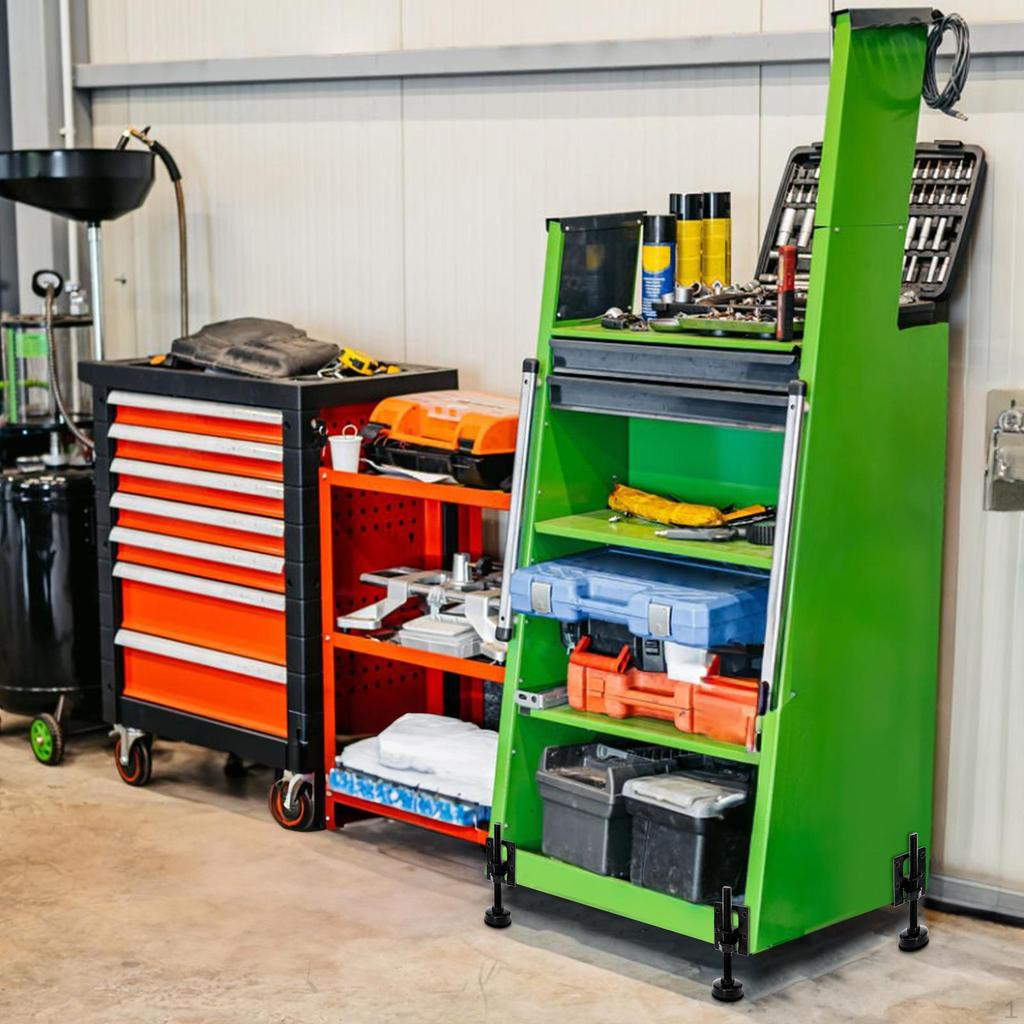 Adjustable Leveling Feet Furniture Leg Levelers with Screws Lock Nuts and Wrench for Chair