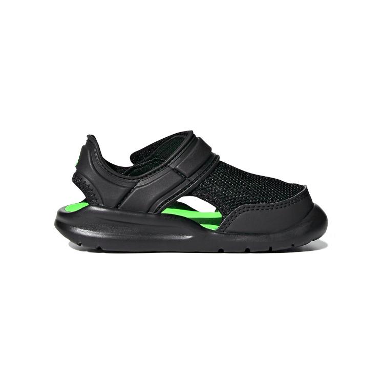 adidas Fortaswim Slip Resistant Anti Kick Cushioning Low Top Baby & Toddler Shoes Black Infant And Toddler FV8860