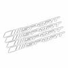4Pcs Sport Stripe Car Sticker DIY Wheels Rims Reflective Decorative Stickers Car Styling Automotive SUV Decals Supplies