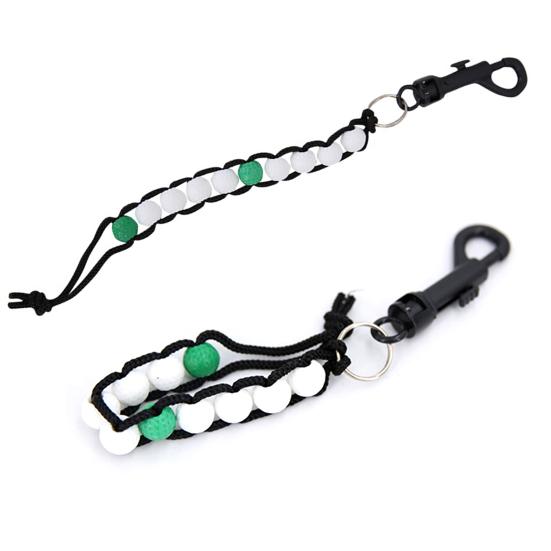 Licznik Uderzeń Wygodny Łatwy do Noszenia Design z Haczykiem Profesjonalny Licznik Punktów Golfowych do Kija Golfowego