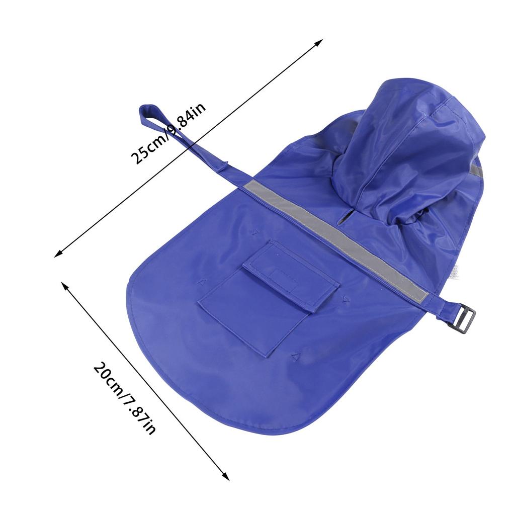 Pet Raincoat Dog Raincoat Labrador Golden -Reflective Snowproof Large Dog Clothes