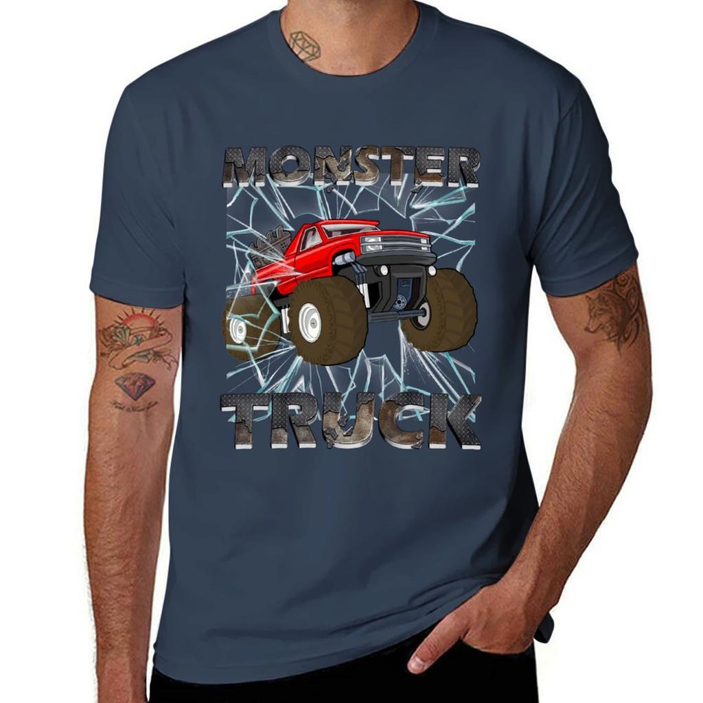 Monster Trucks TShirt man t shirt graphic man t shirts for men TShirt