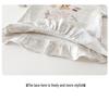 Sweet Lace Short-Sleeve Baby Girls' Summer Top: Soft, Breathable, and Cute Princess T-Shirt