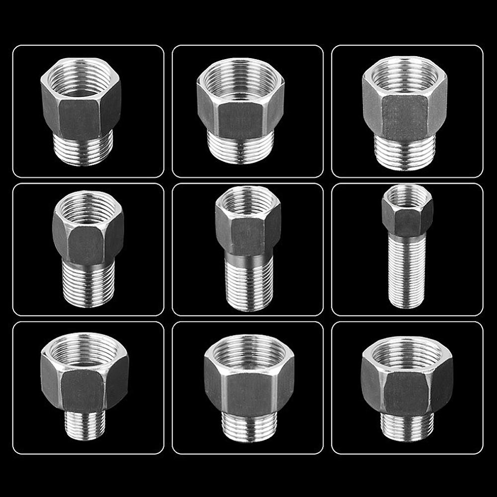 201 Stainless Steel 1/2" 3/4" 1" Female/Male Threaded Water Tank Connectors Gardening Irrigation Accessories Coupling Joints