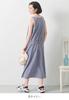 ANGELIEBE Maternity One Piece with Nursing Slavic Style Sleeveless Maxi Nursing Prenatal and Postnatal S Heather Navy 22425 22425201 Mouth, Material,