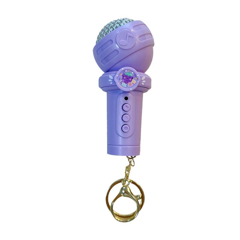 Creative Multifunctional Keychain Microphone - Cute Bag Accessory & Student Toy Pendant Gift