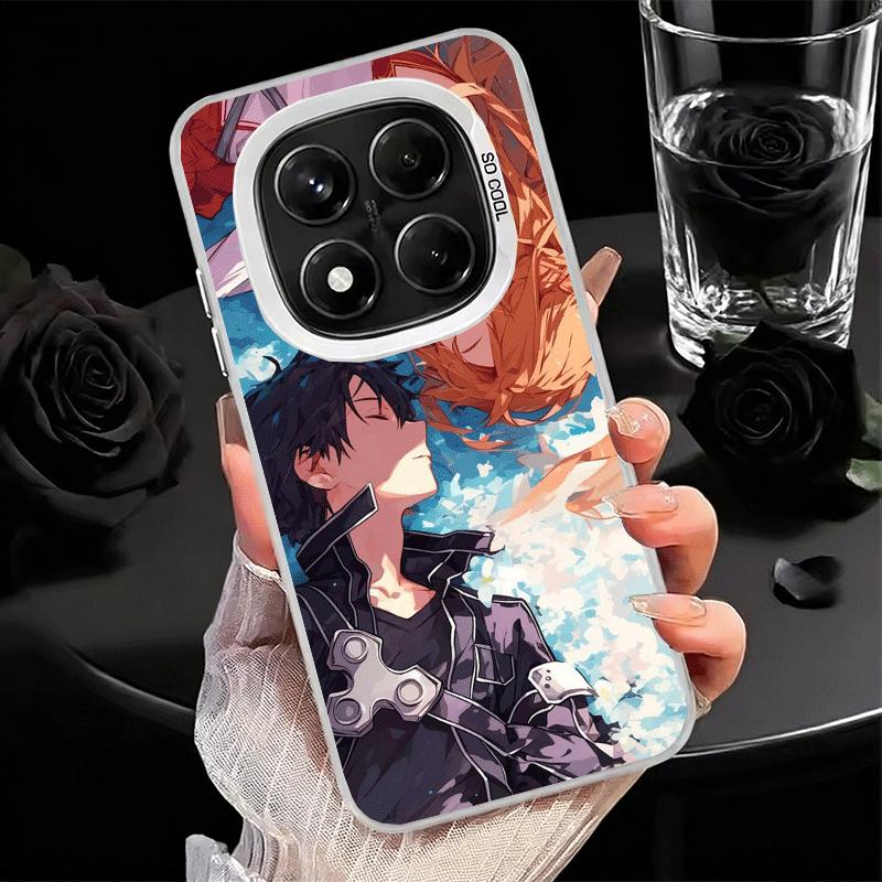 Sword Art Online Anime Soft Phone Case for Xiaomi Redmi Note 13 14 15 Pro Plus 12S 12 11S 11 11T 10S 10 Shockproof Cover Back Sh