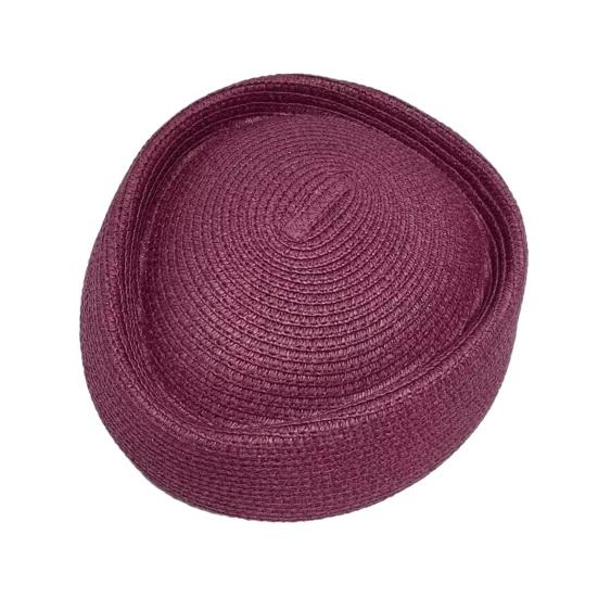 Yousheng Summer Beret Hat, Breathable Natural Straw Hat for Women, Stewardess Hat Headwear, Sun Protection Artistic Painter Hat for Outdoor Daily Wear