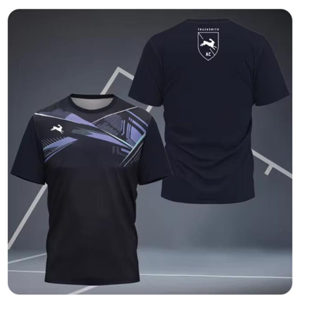 Men's Golf Sports T-shirt Badminton Training Short Sleeve T Shirt Big Size Loose Gym Fitness Outdoor Running Quick Dry Clothing