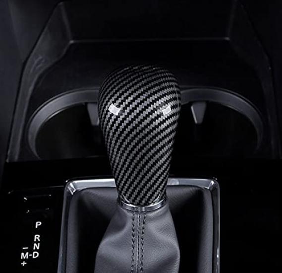 Shift Knob Cover for Mazda Interior Custom Protector Prevents Nail ABS Easy 1 Compatible with the 2020 New Mazda CX30 Cover/Grip CX-30, Parts,
