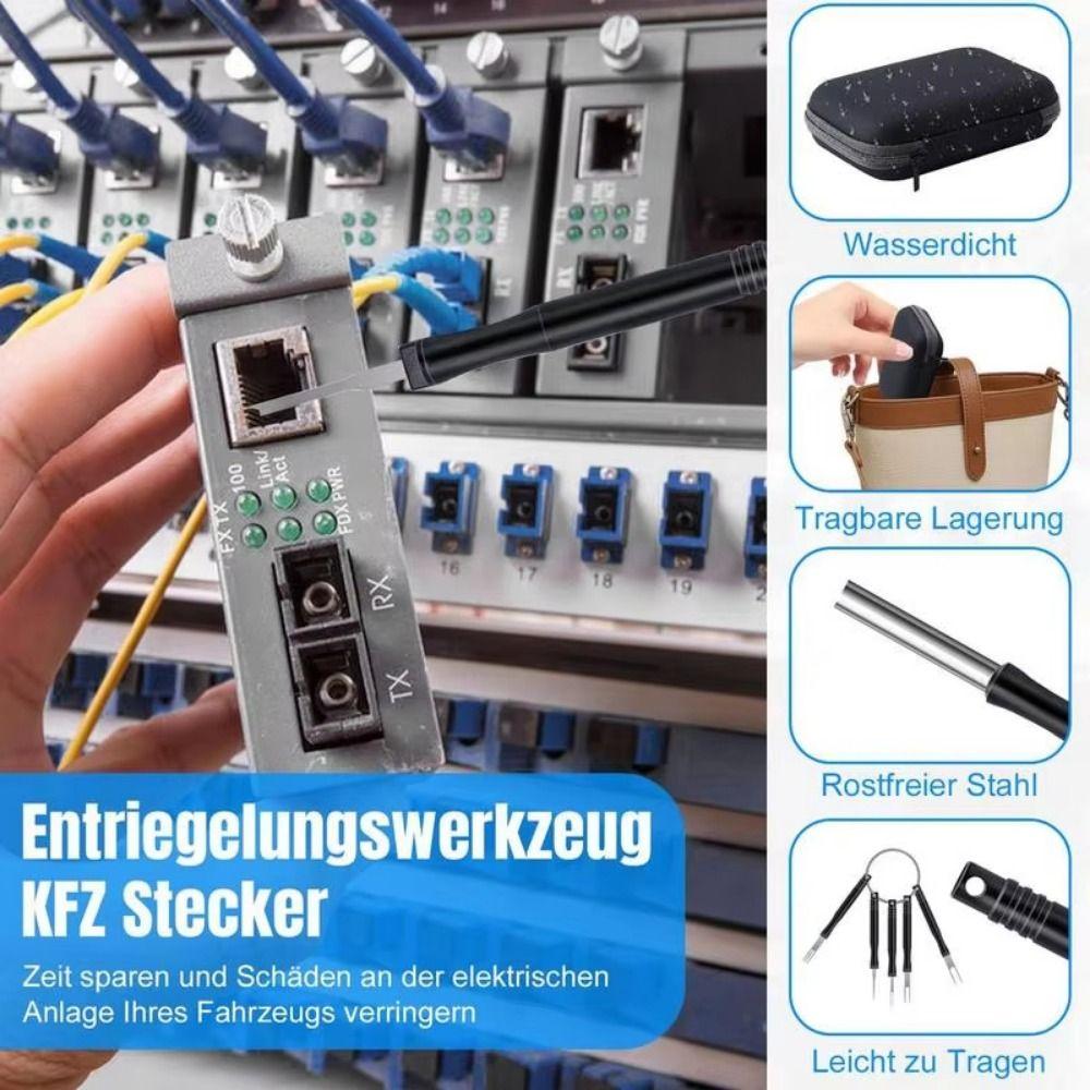 30Pcs/set Handheld Wire Terminal Removal Tool Reusable Pin Connector Removal Tool Automotive Repair