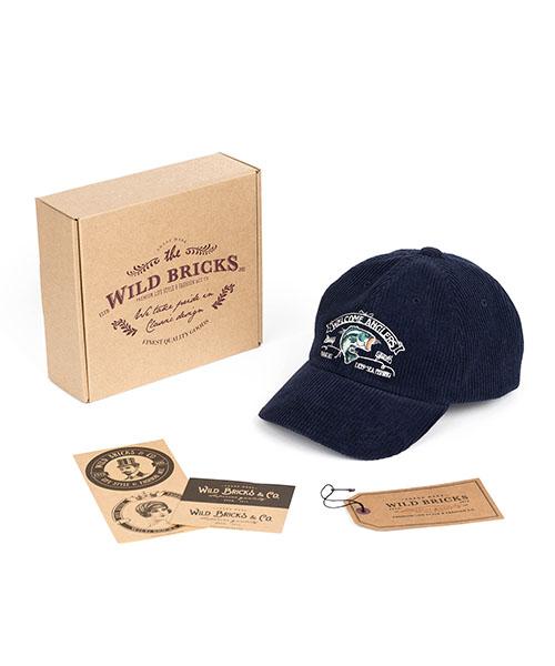Waildeubeuligseu Corduroy Angler Cap (Navy)