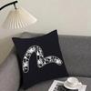 EEVISU Logo Cushion Cover Pillowcase Ultra Soft Skin Friendly Fabric Cloud Like Comfort Concealed Zipper