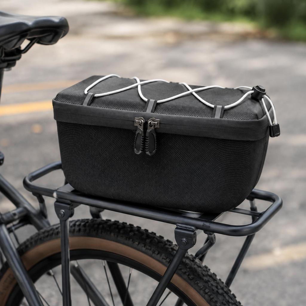 EVA Cycle Bag with Inner Liner 1.9 L Capacity Cycling Pouch Scratch-Resistant