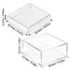 Acrylic Transparents Dustproof Shield for Studio/Mini Monitor With Easy Installation Smooth Surfaces