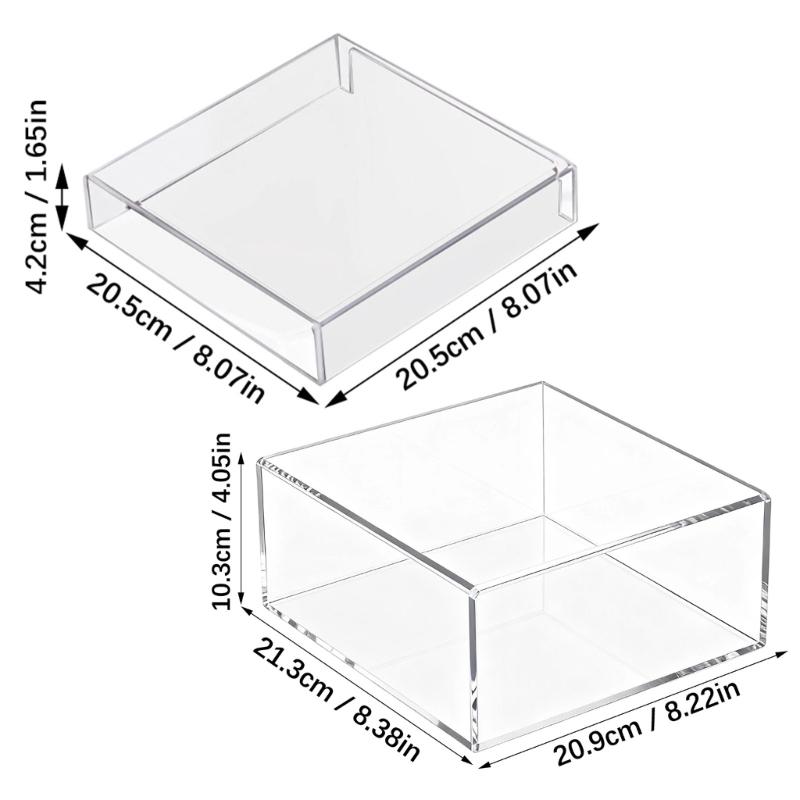 Acrylic Transparents Dustproof Shield for Studio/Mini Monitor With Easy Installation Smooth Surfaces