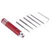 6pcs/set Model Scriber Anti-skid Handle Chisel For RC Car Hex Key Wrench