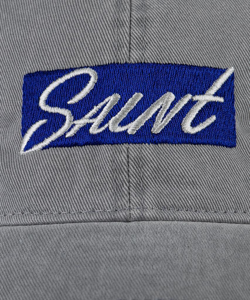 Wig Saint Box Logo Cation Washed Ball Cap - Grey